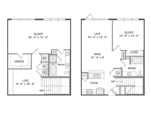 AMLI on Aldrich floor plan 10