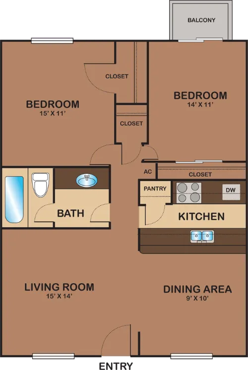 Acacia Cliffs floorplan 2