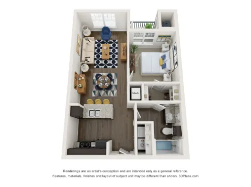 Bridge at Loyola floor plan 1