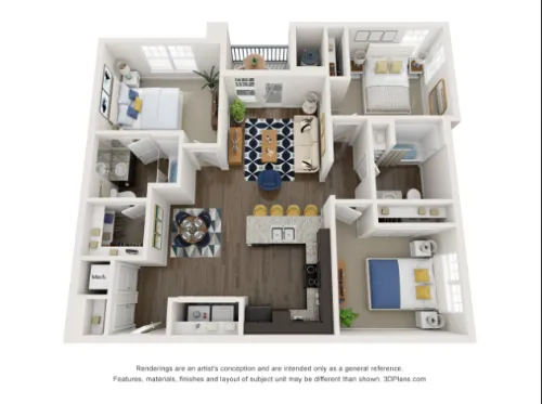 Bridge at Loyola floor plan 4