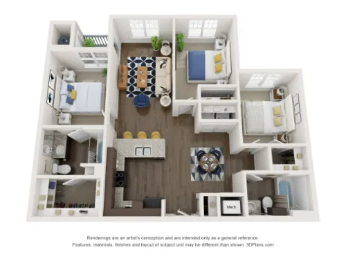 Bridge at Loyola floor plan 5