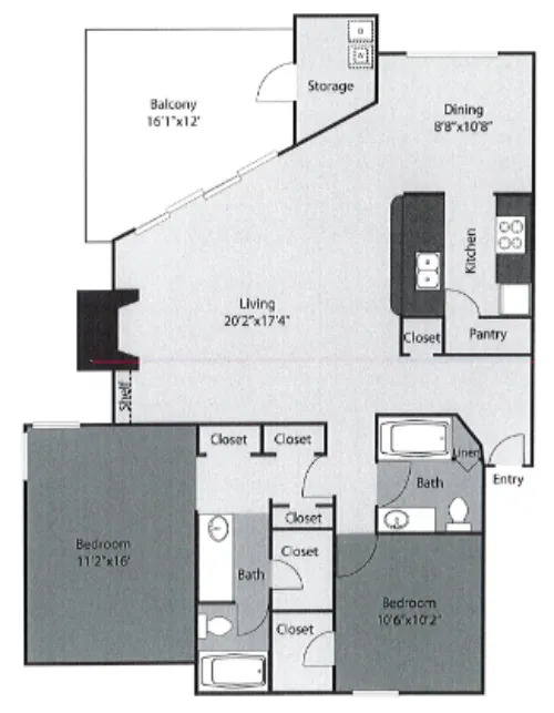 Bridge at Northwest Hills floor plan 2