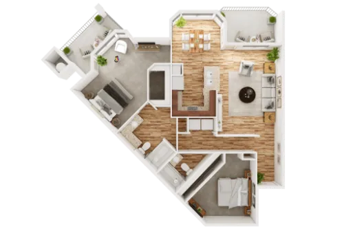 Canyon springs at bull creek floorplan 3