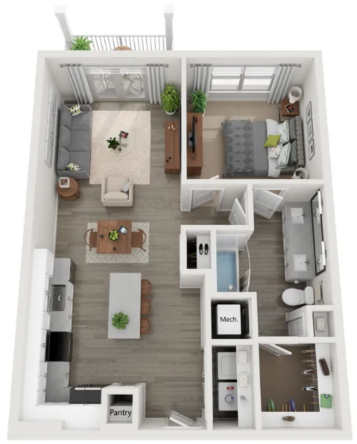 Citizen House MLK floorplan 1