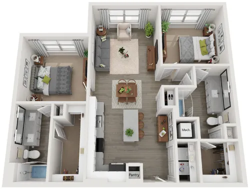 Citizen House MLK floorplan 3