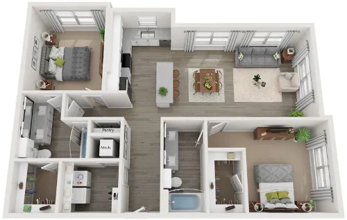 Citizen House MLK floorplan 6