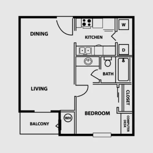 Collective on Riverside floor plan 1