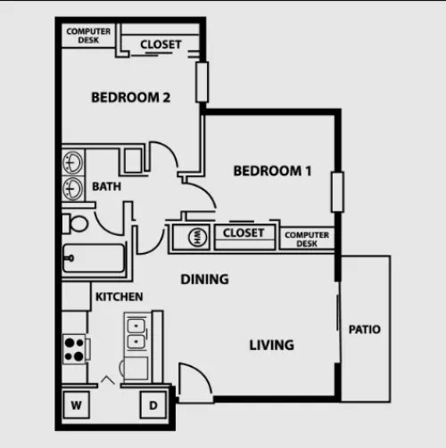 Collective on Riverside floor plan 2