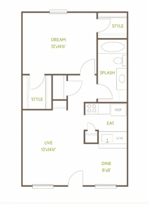 Duval Villa floor plan 1