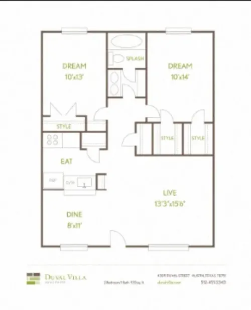 Duval Villa floor plan 3