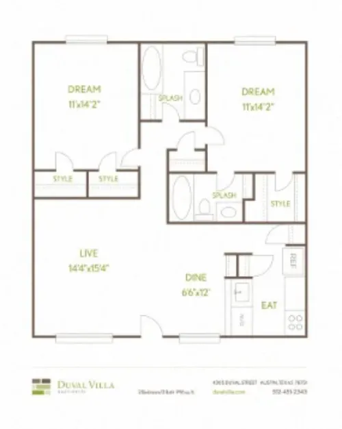 Duval Villa floor plan 4