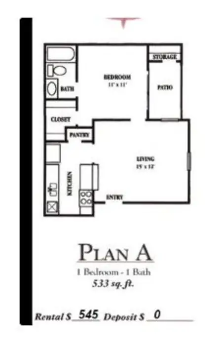 Eastmark Apartments FloorPlan 1