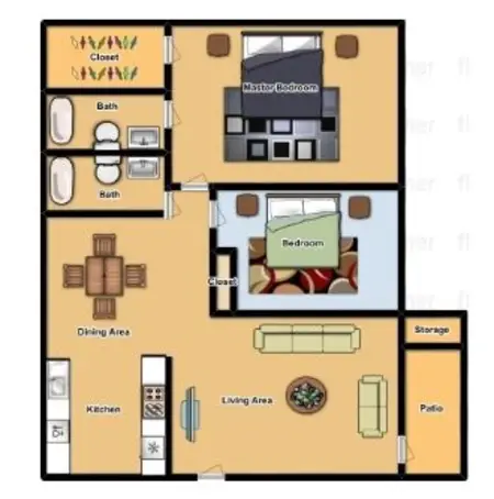 Eastmark Apartments FloorPlan 3