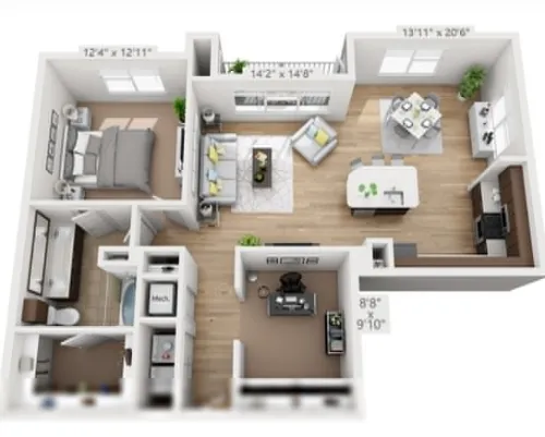 Elan East floorplan 6