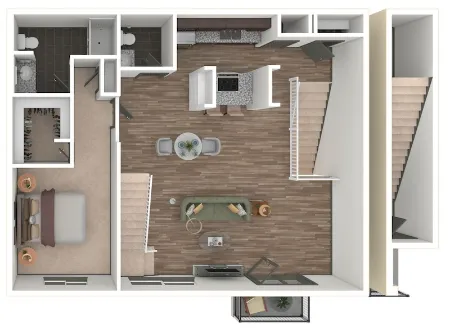 Elle West Avenue Apartment Austin Floor Plan 10