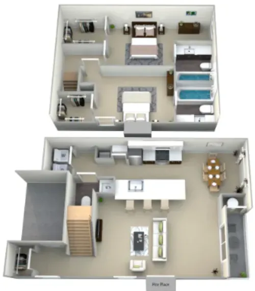 Evolve @ Arboretum floor plan 2