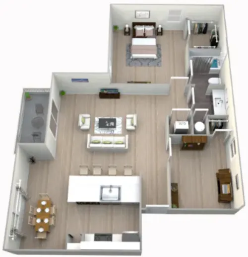 Evolve @ Arboretum floor plan 4