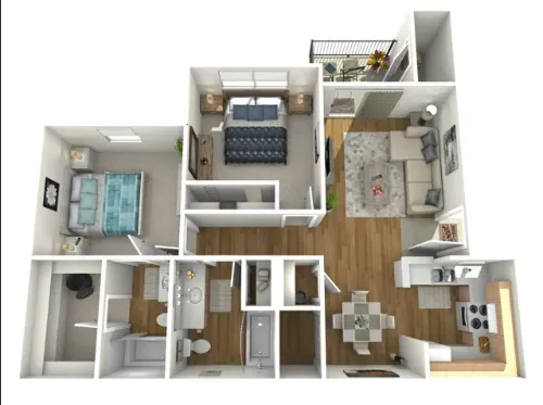 Fort Branch at Trumans Landing floorplan 1