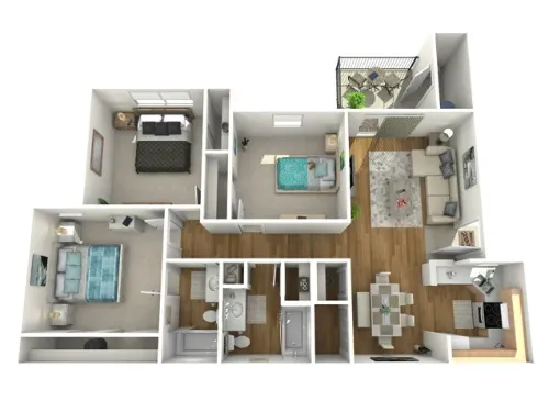 Fort Branch at Trumans Landing floorplan 2