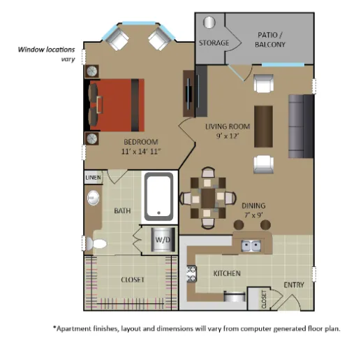 Gables Central Park Texas floor plan 1