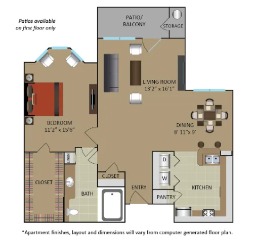 Gables Central Park Texas floor plan 2