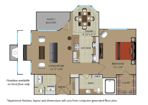 Gables Central Park Texas floor plan 4