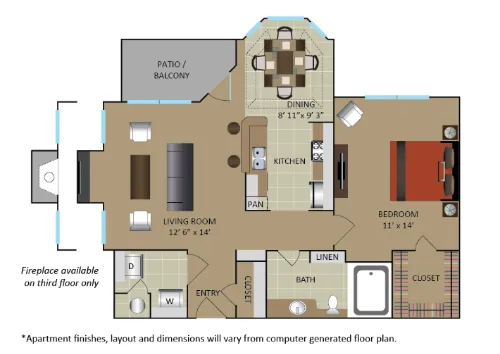 Gables Central Park Texas floor plan 5