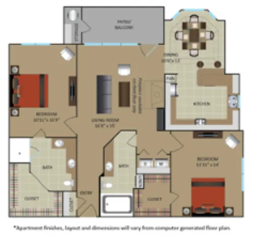 Gables Central Park Texas floor plan 6