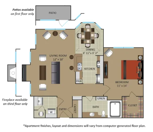 Gables Central Park Texas floor plan 6