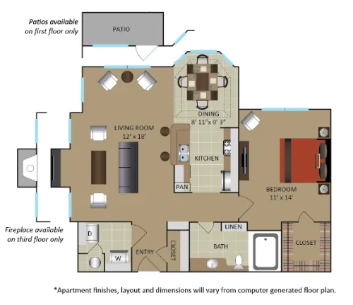 Gables Central Park Texas floor plan 7