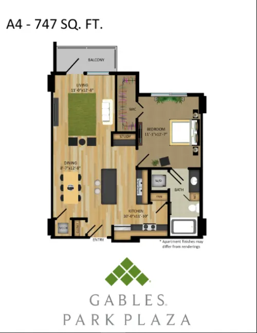 Gables Park Plaza floorplan 3