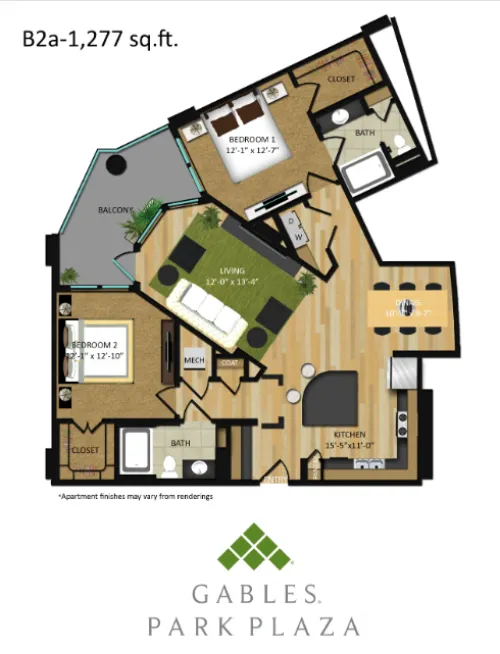 Gables Park Plaza floorplan 5