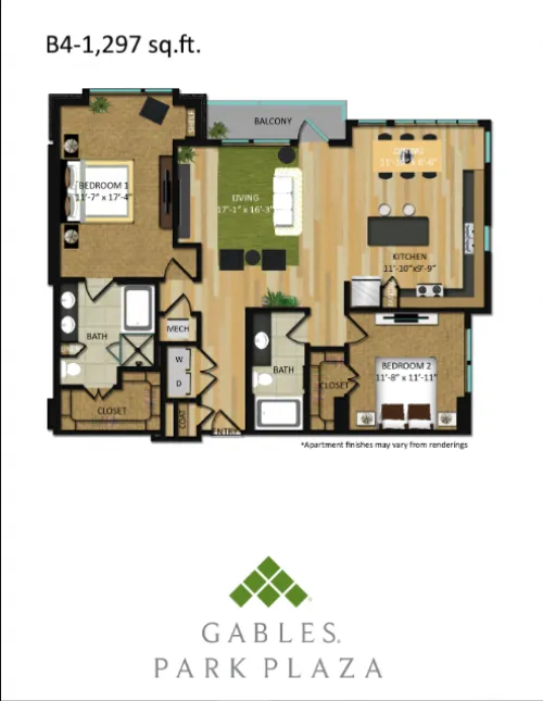 Gables Park Plaza floorplan 6