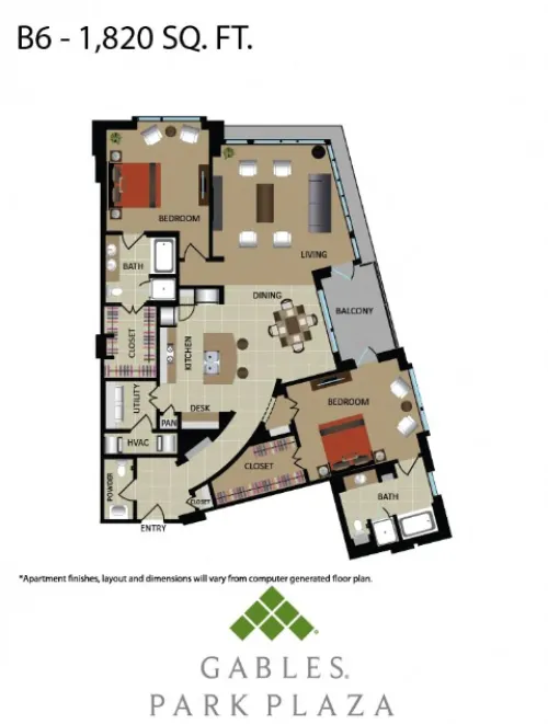 Gables Park Plaza floorplan 7