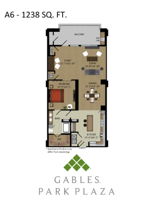 Gables Park Plaza floorplan 7