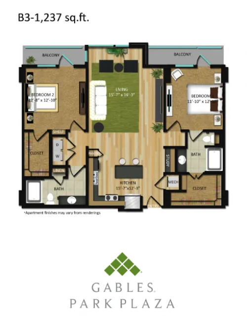 Gables Park Plaza floorplan 8