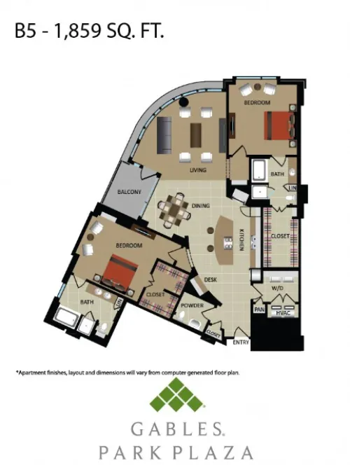 Gables Park Plaza floorplan 9