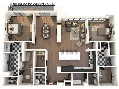 Gables Republic Square floorplan 11