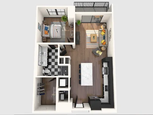 Gables Republic Square floorplan 11