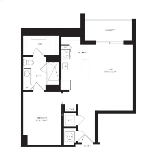 Gables Republic Square floorplan 12