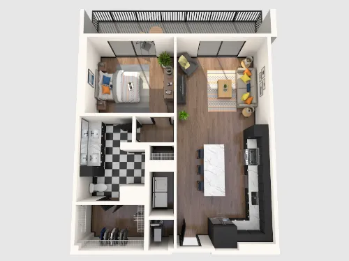 Gables Republic Square floorplan 4