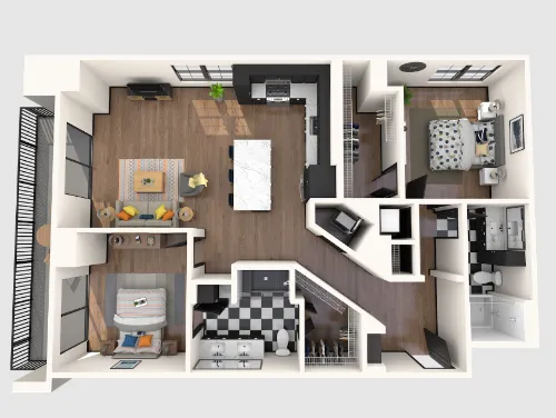 Gables Republic Square floorplan 5