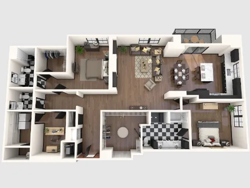 Gables Republic Square floorplan 9