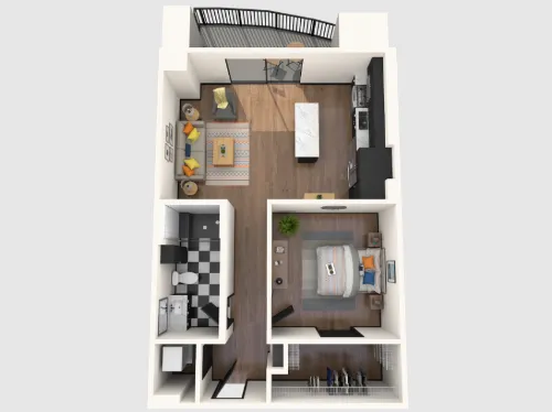 Gables Republic Square floorplan 9