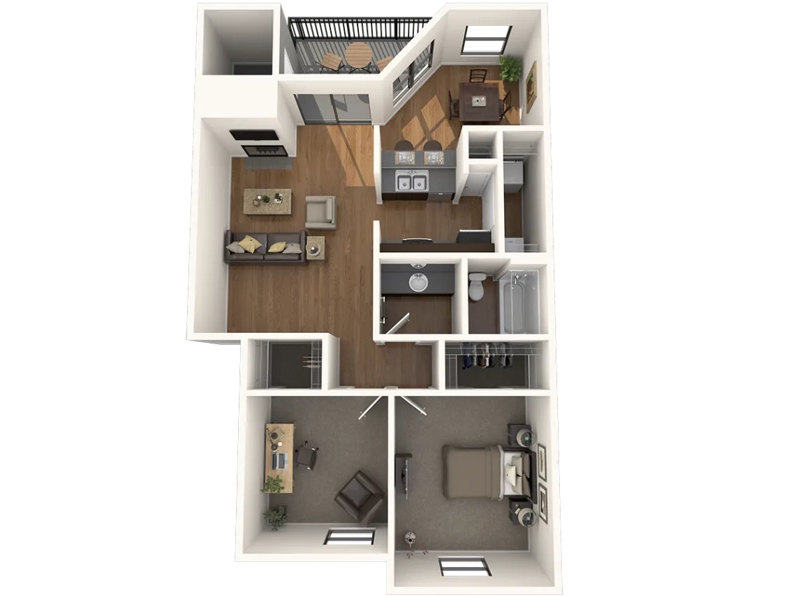 Great Hills Apartments Floor Plan 4