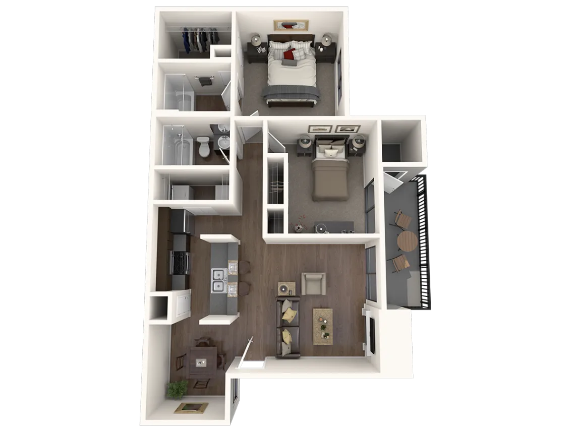 Great Hills Apartments Floor Plan 5