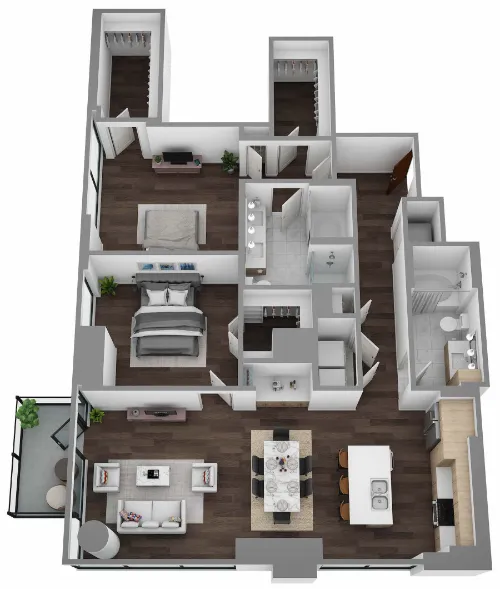 Hanover Brazos Street floorplan 1