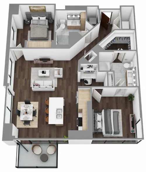 Hanover Brazos Street floorplan 2