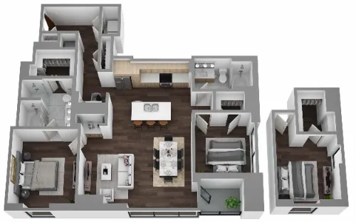 Hanover Brazos Street floorplan 4