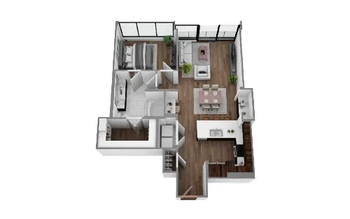 Hanover Republic Square floorplan 6